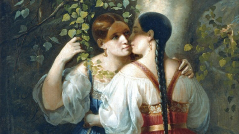 obras arte pareja lésbica dmitry osipov